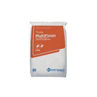 British Gypsum Thistle Multi Finish Coat Plaster 25Kg