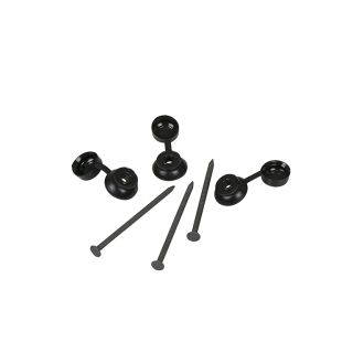 Coroline Black Roof Sheet Fixings - Pack of 20
