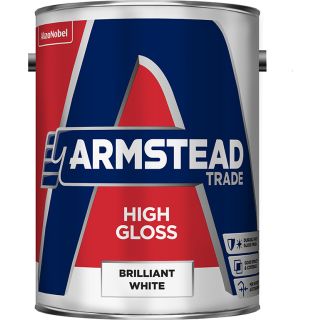 Armstead Trade High Brilliant White Gloss Paint 5L