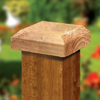 Heavy Duty Flat Timber Post Cap 22 x 120 x 120mm