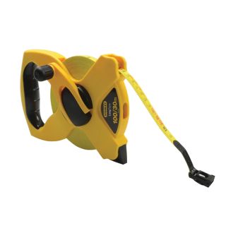 Stanley Open Reel Fibreglass Tape 30m/100ft - Width 13mm