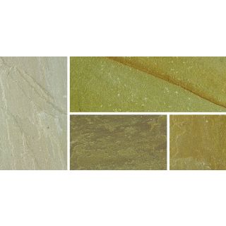 Bradstone Natural Calibrated Sandstone Autumn Green 22mm - 2.46m Full Circle Set