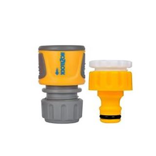 Hozelock Threaded Tap & Soft Touch Hose End Connector Set