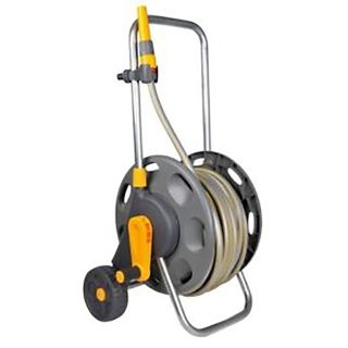 Hozelock Assembled 60m Hose Cart with 50m Hose & Fittings