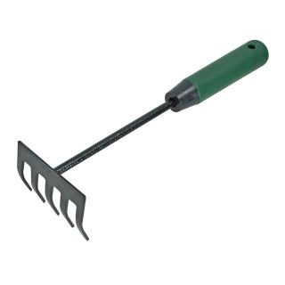 Faithfull Plastic Grip Essentials Hand Drag Rake