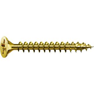 Spax S Flat Countersunk Pozi Yellox Screws 4 x 40mm - Box of 800
