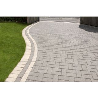 Brett Omega Charcoal Block Paving 200 x 100 x 50mm - 488 Per Pack