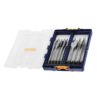 Irwin Blue Groove 4X Flat Bit 8 Piece Set
