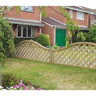 Grange Elite St Meloir Bow Top Lattice 600 x 1800mm