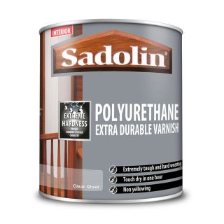 Sadolin Polyurethane Extra Durable Clear Gloss Varnish 1L