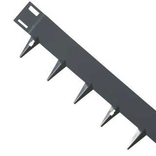 CORE EDGE Anthracite Steel Edging 100mm - Pack of 5