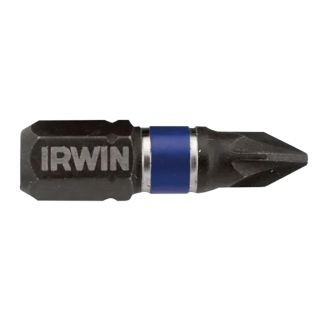 Irwin Impact Pro Performance Screwdriver Bits PZ1 25mm - Pack 2