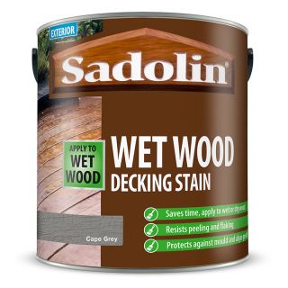 Sadolin Wet Wood Cape Grey Decking Stain 2.5L
