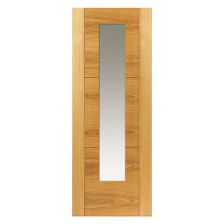 JB Kind Mistral Oak Glazed Internal Door 35 x 1981 x 686mm