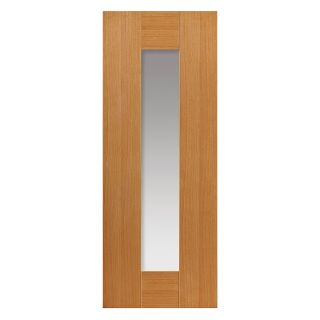 JB Kind Axis Oak Glazed Internal Door 35 x 1981 x 686mm