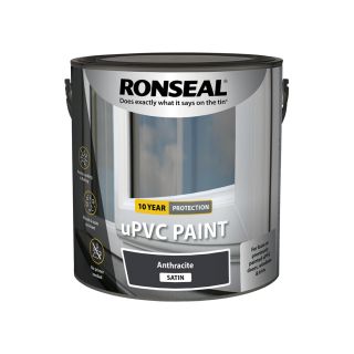 Ronseal Anthracite Satin UPVC Paint 2.5L