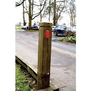 Wingham™ Timber Bollard 150 x 150 x 1050mm