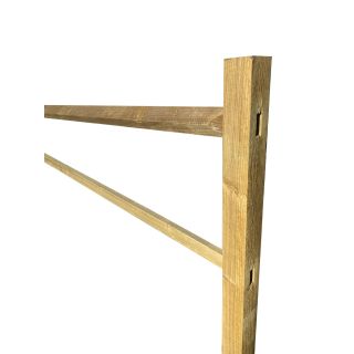 Wingham™ Timber Treated UC4 Radiata Pine 3 Hole Morticed Post 95 x 95 x 2400mm