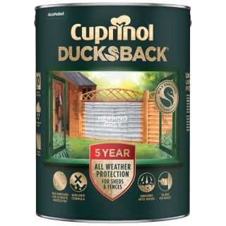 Cuprinol 5 Year Herring Grey Ducksback 5L