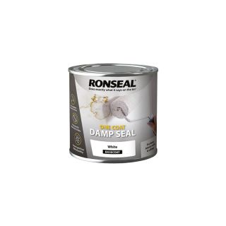 Ronseal White Basecoat One Coat Damp Seal 250ml