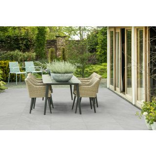 Bradstone Fooria White Porcelain Paving 600 x 600 x 20mm