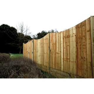 Wingham™ Timber Concave Fence Panel 1800 x 1830mm