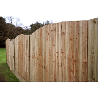 Wingham™ Timber Convex Fence Panel 900 x 1830mm