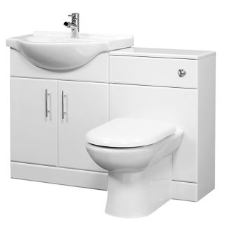 Wyndam Vista 1050mm Bathroom Pack Floor Standing Furniture Pack with Free Tap