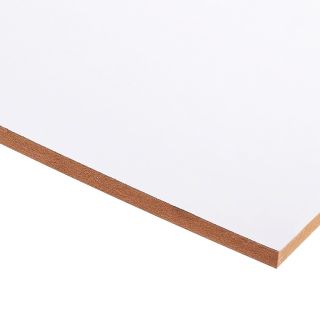 Textured White 2 Sides Melamine MDF 18 x 2440 x 1220mm