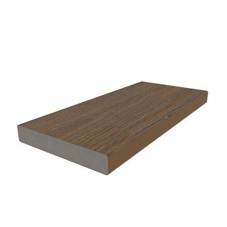NewTechWood UltraShield Essentials Warm Chestnut Solid Edge Bullnose Decking 23 x 138 x 3600mm