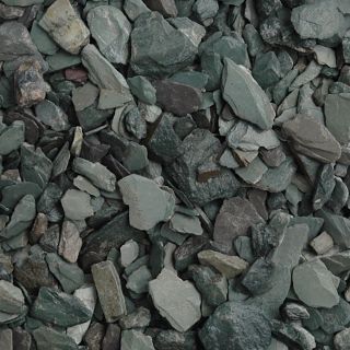 Long Rake Spar 40mm Green Slate Poly Bag 20Kg
