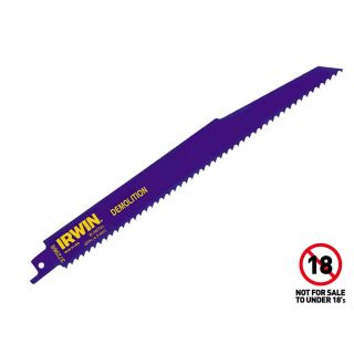 Irwin Sabre Saw Blade Demolition 225mm - Pack of 5