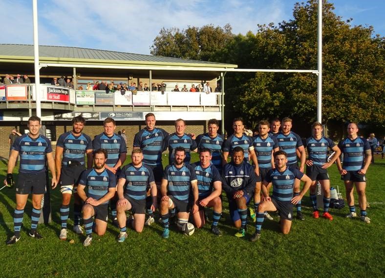 Covers sponsors Chichester Rugby Club