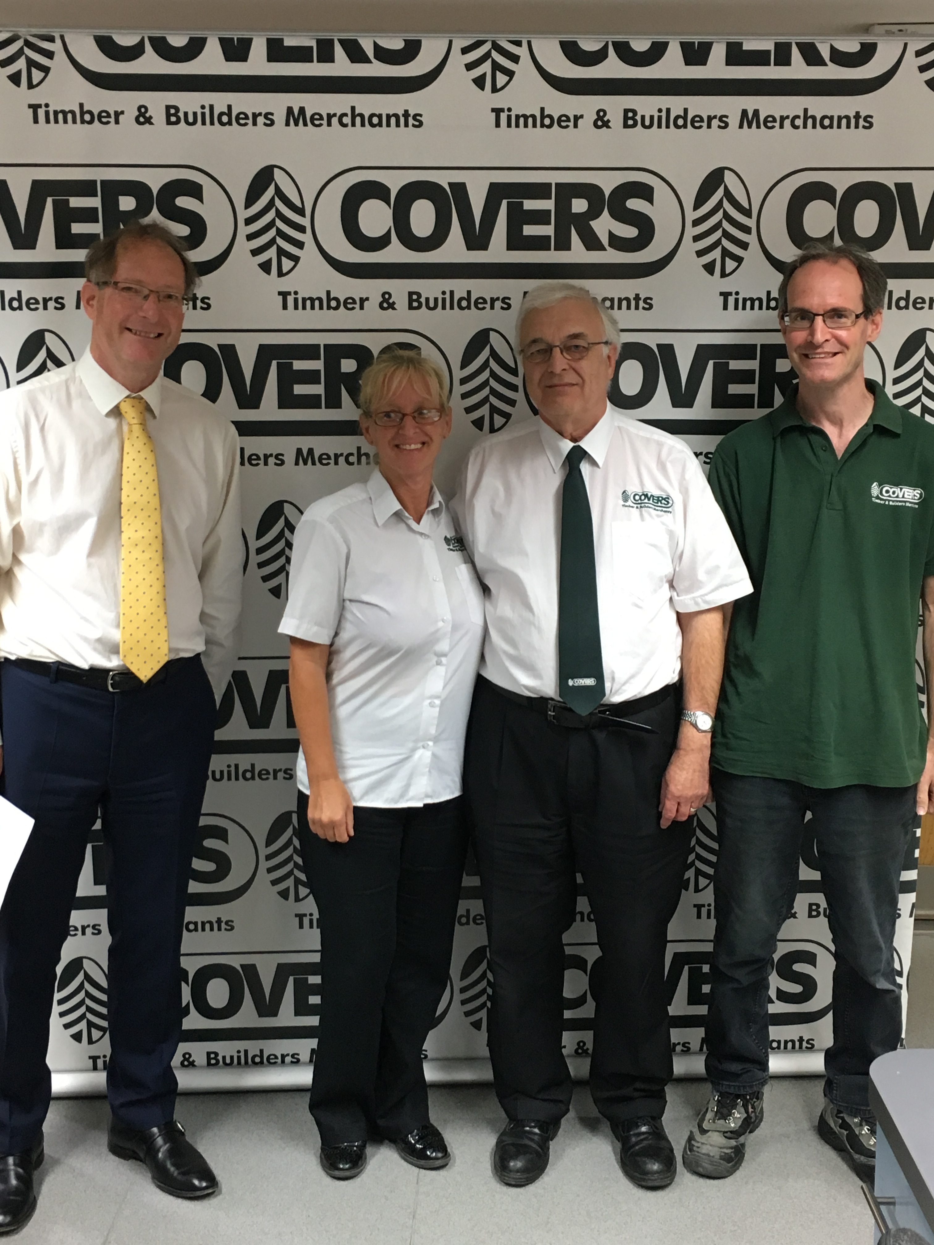 Covers Lewes employees celebrate 90 years of service