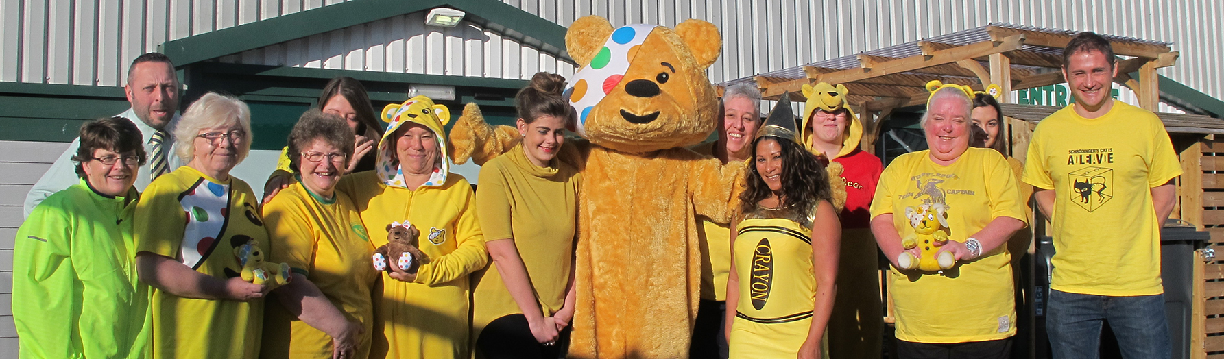 Covers goes yellow for Children in Need