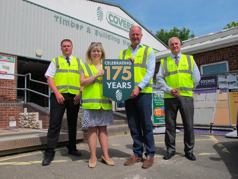 Lewes MP visits Covers to celebrate 175th anniversary year