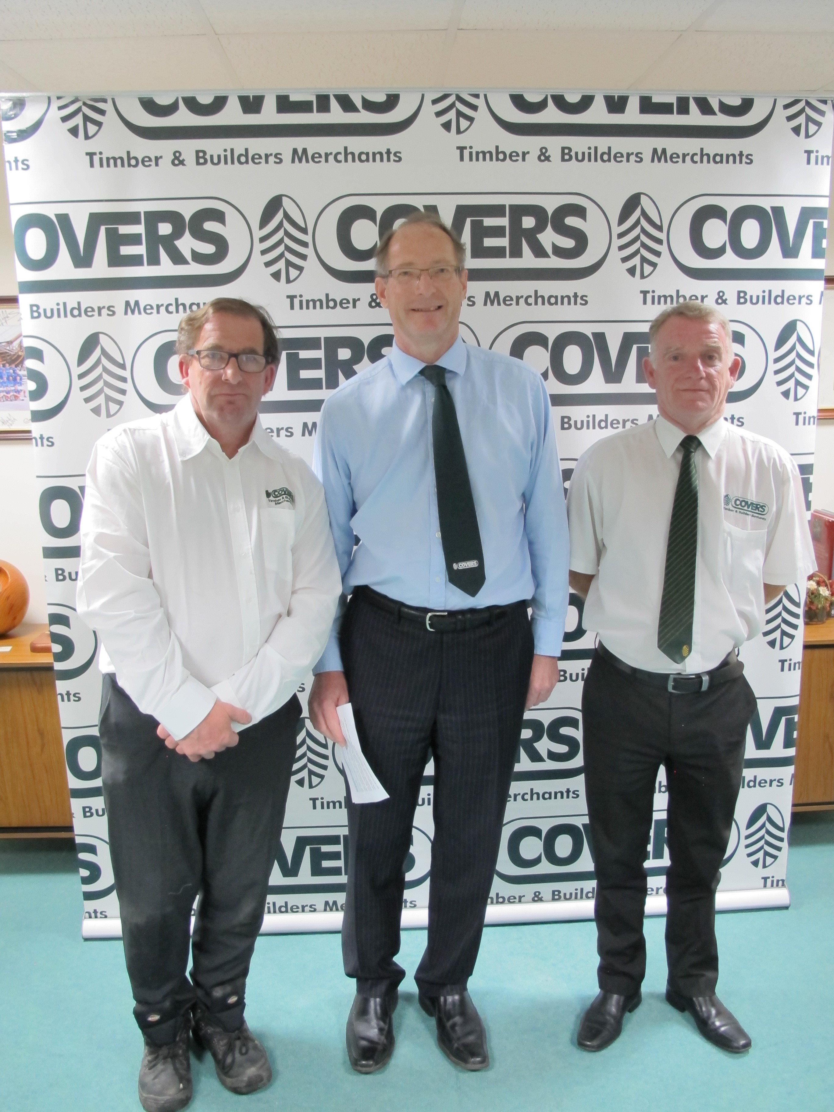 Covers employees celebrate long service