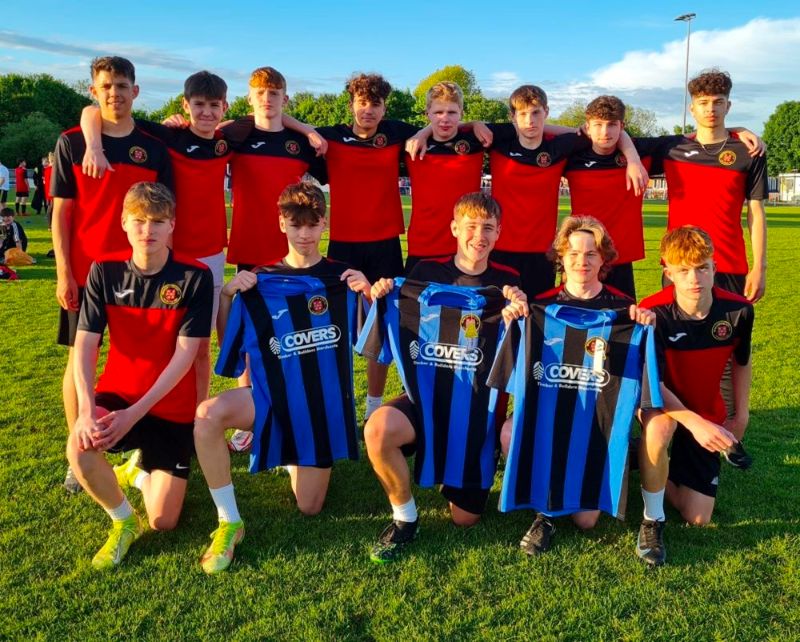 New sponsorship helps Winchester City’s under 16s ‘build’ for the future