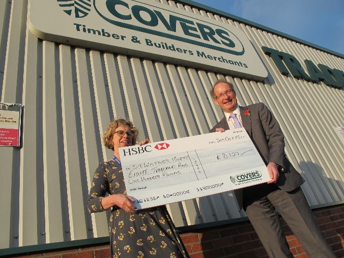 Covers raises an incredible £30,500 for local hospices